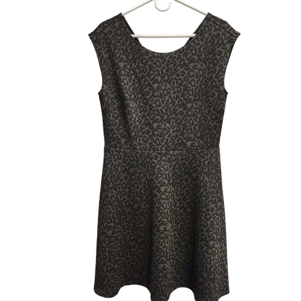 Embossed Velvet Dress Size 8 A-Line Floral